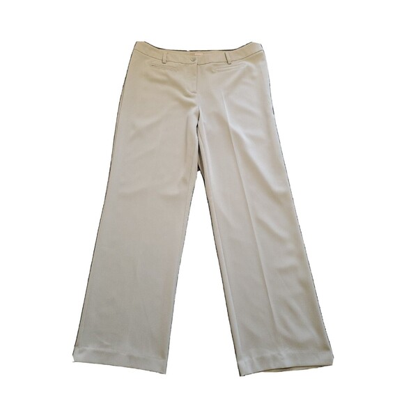 Womens Copped Pants Chico's Sz 2 Pale Green Career Pale Green  Short Inseam - Picture 1 of 7